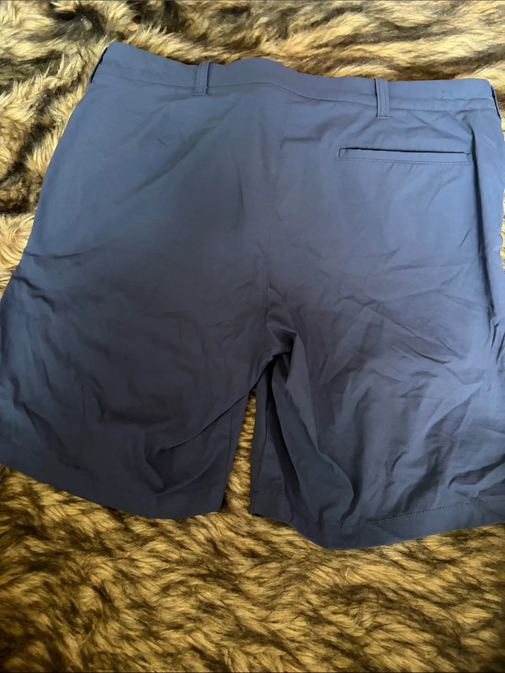 J. Crew Mens Flex Gramercy Shorts Navy Blue Size 34